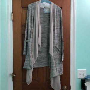 Long flowy cardigan